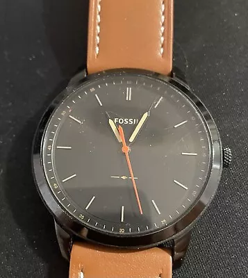 Leather Strap Watch Men’s Fossil • $6.46