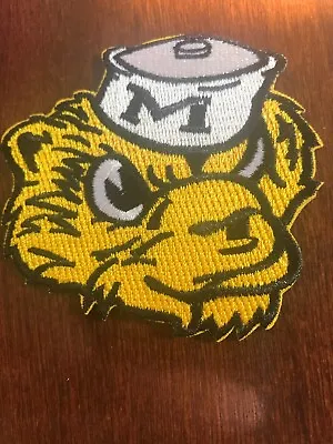 University Of Michigan Wolverines Vintage Embroidered Iron On Patch 3” X 2.5” • $3.99