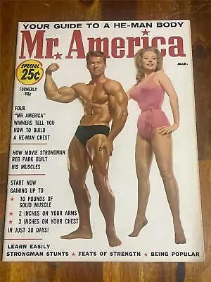 MR AMERICA Bodybuilding Muscle Magazine LARRY SCOTT & BETTY WEIDER 3-64 • $29.99