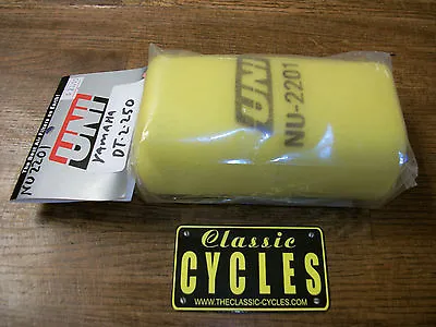 Yamaha DT2 DT3 250 Enduro 1972 & 1973 Air Filter & Cage UNI NU-2201 • $29.95