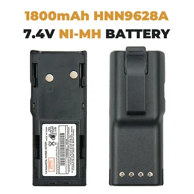 7.4V 1800mAh HNN9628 Ni-MH Battery For MOTOROLA GP88 GP300 GP600 GTX800 PTX600 • $25.99