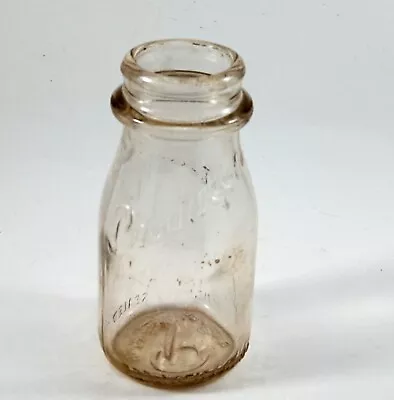 Producers Duraglas Milk Bottle 1/2 Pint 9 55 Springfield Illinois Vintage • $13.99