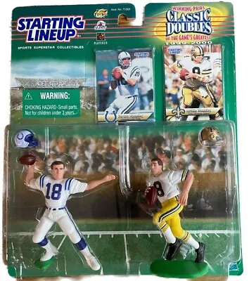 Peyton And Archie Manning Figurines New In Box 1999-2000 Starting Lineup • $20