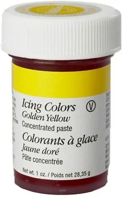 Wilton Concentrated Icing Colour Gel Paste 28g Cake Decorating Golden Yellow • £4.25