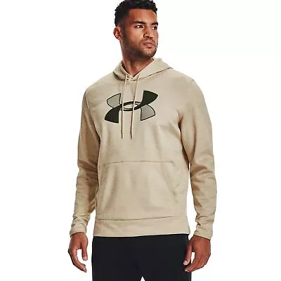 [1357085-289] Mens Under Armour Armour Fleece Big Logo Hoodie • $47.99