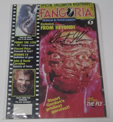 Fangoria Horror Magazine #59 1986 From Beyond Stuart Gordon Signed Autograph • $60