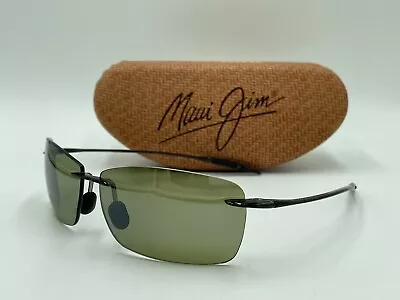 MAUI JIM LIGHTHOUSE MJ423-11 Trans Smoke Grey/Maui HT™ POLARIZED AUTHENTIC Japan • $95