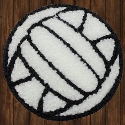 Chenille Volleyball Embroidered Patch — Iron On • $5.75