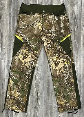 Under Armour Storm Real Tree Hunting Pants Men’s Size 34x32 • $41.95