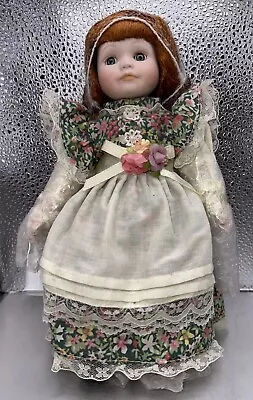 Vintage 10  Porcelain Storybook Doll MARY MARY QUITE CONTRARY 1998 Royalton Coll • $9.40