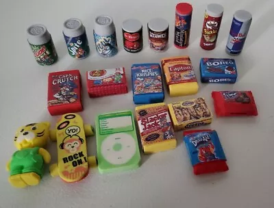 WACKY PACKAGES MINI ERASERS- Lot Of 20 Pieces See Photos • $12.99