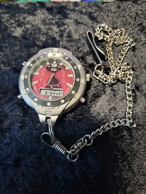 Unionbay Watch Modern Pocket Watch /Pendant With Chain In Good Working Order • £27