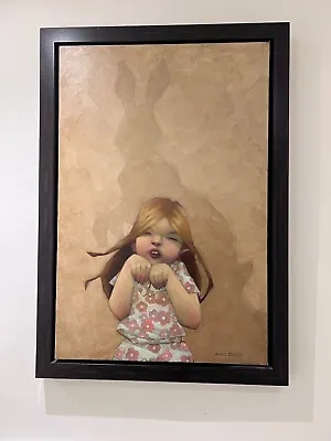  Bright Eyes  By Craig Davison 2011 Original Painting Signed By Artist Framed • £6000