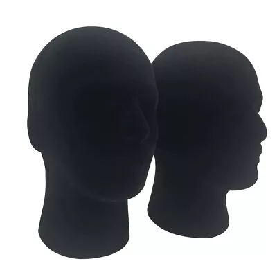 Practical Model Hat Wig Glasses Male Foam Mannequin Head Display Stand Rack • $7.19