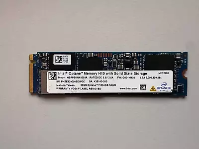 Intel Optane H10 With SSD 32gb Optane 1TB SSD • £79