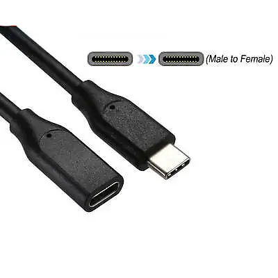 $8.20 • Buy TypeC Extension Charging Cable USB-C Male To Female Cord Lead