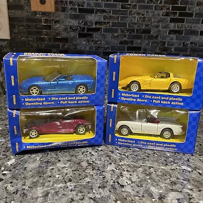 Lot Of 4 Maisto Road & Track Power Racer 1/33 Scale NEW Car Corvette Chevy • $19.99
