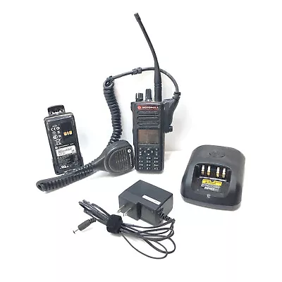 Motorola XPR-7550e UHF Enabled 2-Way Handheld Radio Microphone Battery Charger • $332.45