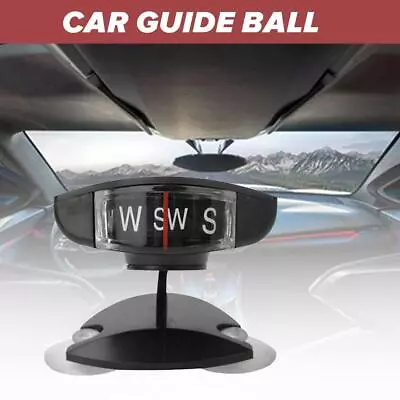 Car Vehicle Dashboard Navigation Compass Ball Suction Cup Marine For Boat G7J5 • $3.43