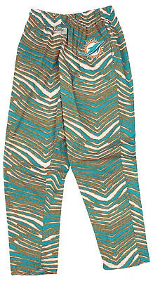 Zubaz Miami Dolphins NFL Men's Zebra Left Hip Logo Lounge Pant • $39