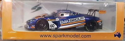 1:43 #60 McLaren 720S GT3 2020 Bathurst 12 Hour 2nd Pl EMA Racing Spark AS045  • $130