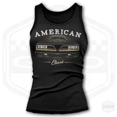 Women's 1977 Pontiac Firebird Trans Am American Muscle Car Tank-Top • $24.99