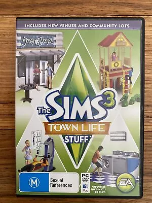 The Sims 3: Town Life Stuff - PC & Mac Game Free AUS Post Tracked • $16.95
