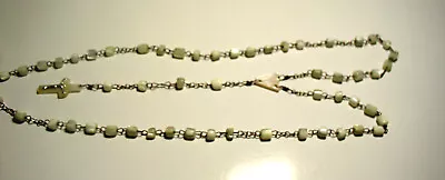 Vintage Mother Of Pearl Rosaries From Jerusalem 1st Good Cond. 2nd Missing Beads • $14.99