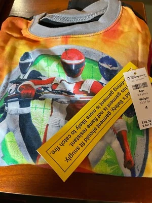 $12.99 • Buy NEW Red Power Ranger SZ 4 - OPERATION OVERDRIVE Pajamas PJ PALS - DISNEY - RARE