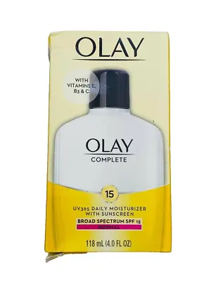 Olay Complete All Day Facial Moisturizing Lotion SPF 15 4oz Exp 06/2024 • $10.50