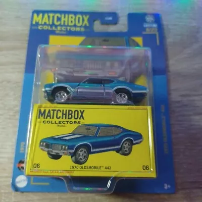 Matchbox 1/64 Diecast Matchbox Collectors Blue 1970 Oldsmobile 442 • $8.80