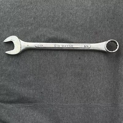 S-K Wayne  C-24  3/4   Combination Wrench 12 Point Forged Alloy  MADE IN USA • $7