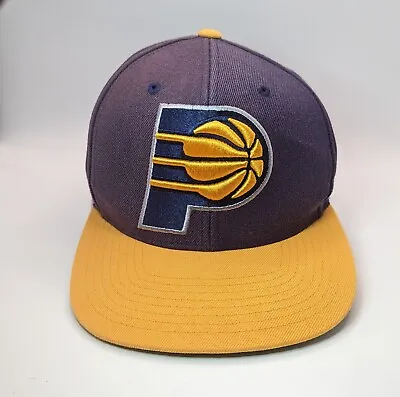 Indiana Pacers New Era Official Team Color 2Tone Mitchell And Ness Snapback Hat  • $13.50