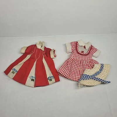 Vintage Penny Brite Red Doll Dress 1963 Dress Made In Japan Dress Lot See Info • $16.99