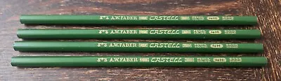 Lot Of 4 NEW Unsharpened Vintage AW Faber Castell Drawing Pencils #9000 4H • $9.99