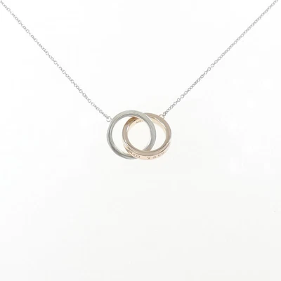 £212.73 • Buy Authentic TIFFANY 1837 Interlocking Circle Necklace  #246-000-366-7040
