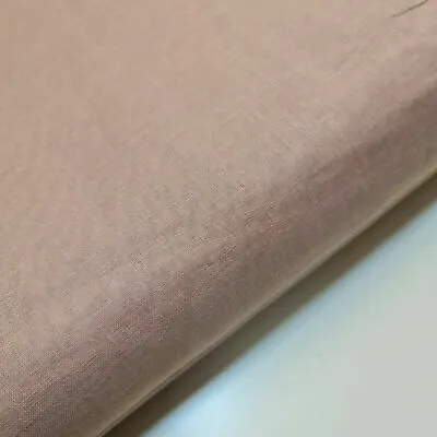 £69.99 • Buy *Wholesale* (23 Meter Roll) 100% Cotton Muslin Plain Fabric Lining 44 