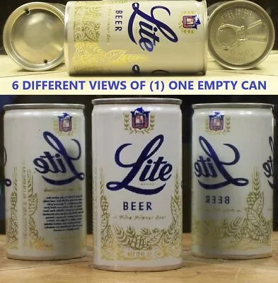 Lite Beer 12 Oz P/T Can Miller Milwaukee Wi Azusa Ca & Fort Worth Texas 97F B/O • $3.49