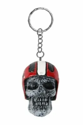 Key Chains Motorcycle Biker Skull Leathal Threat Helmet Evil Kenivel Dare Devil • $14.99