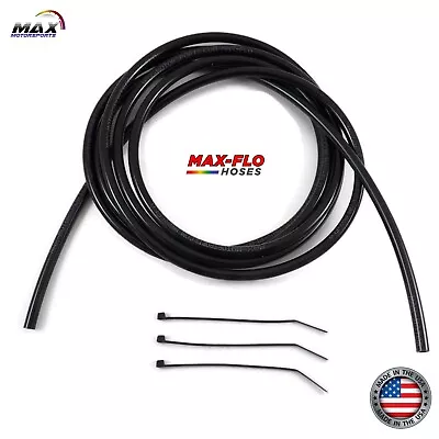 $12.95 • Buy 6’ X 1/8” (3.2mm) ID X 1/4” OD BLACK FUEL LINE GAS TUBE  SMALL CARB VENT HOSE 