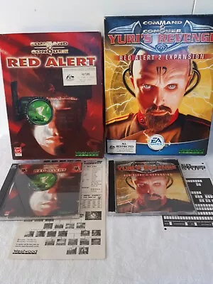 Command & Conquer Red Alert & Yuri's Revenge - Vintage PC Game Box - Westwood • $160