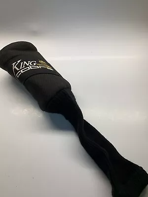 King COBRA Sock Golf Club Head Cover Black- Excellent Vintage Used Condition / 5 • $10.98