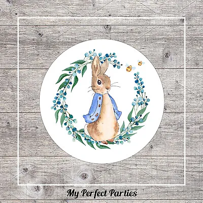 £1.90 • Buy 35 Peter Rabbit Birthday Party, Baby Shower, Christening, Thank You Stickers