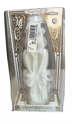 Vtg Lillian Rose NIB LG 11  T Sequined Pearl Carved Unity Candle Orig Box Rare! • £48.26