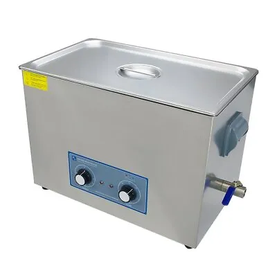 Ultrasonic Cleaner 27 Litre Large Dial Tank Heated Industrial Ultrasonic Bath • £465.61