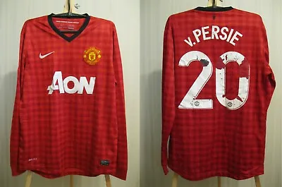 Manchester United #20 Van Persie 2012/2013 Home Sz M Nike Shirt Jersey Soccer CL • $49.95