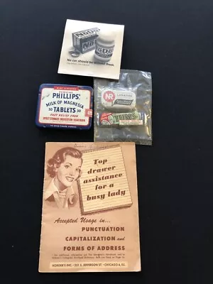 Vintage Medicine Cabinet Medicine - Tums Phillips Nodoz  • $29.99