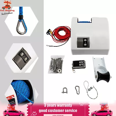 Marine Boat Electric Windlass Anchor Winch Wireless Remote Controlled Saltwater • $160.20