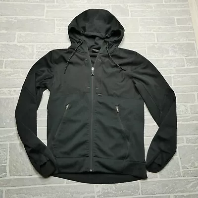 Oakley Hooded Jacket Adult M Black Full Zip Pockets Sweatshirt Hoodie • $37.44