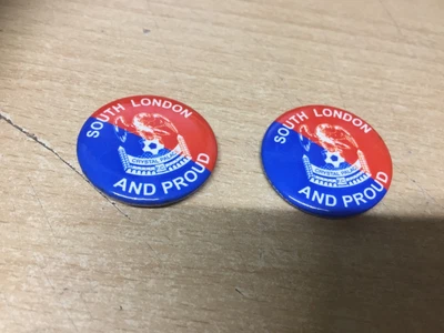 £2.99 • Buy Crystal Palace Badge's South London And Proud X2  34 Mm
